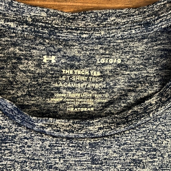 Men's Under Armour Tech Tee, Sz. L. - Picture 3 of 10